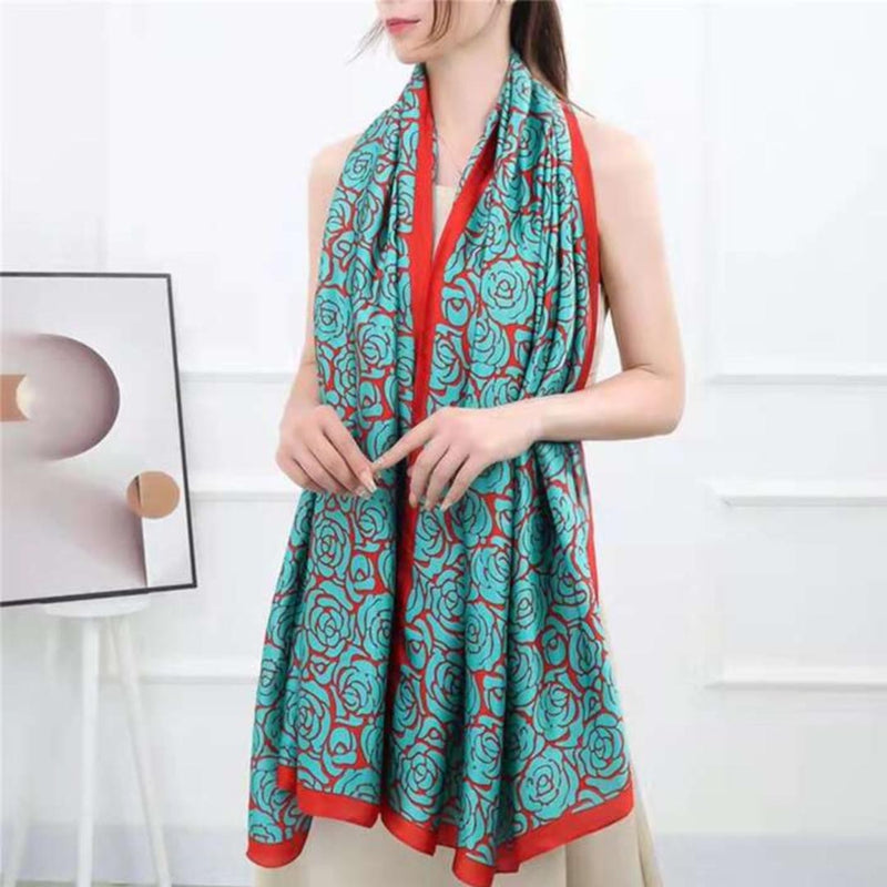 Blossom Canvas Satin Stole