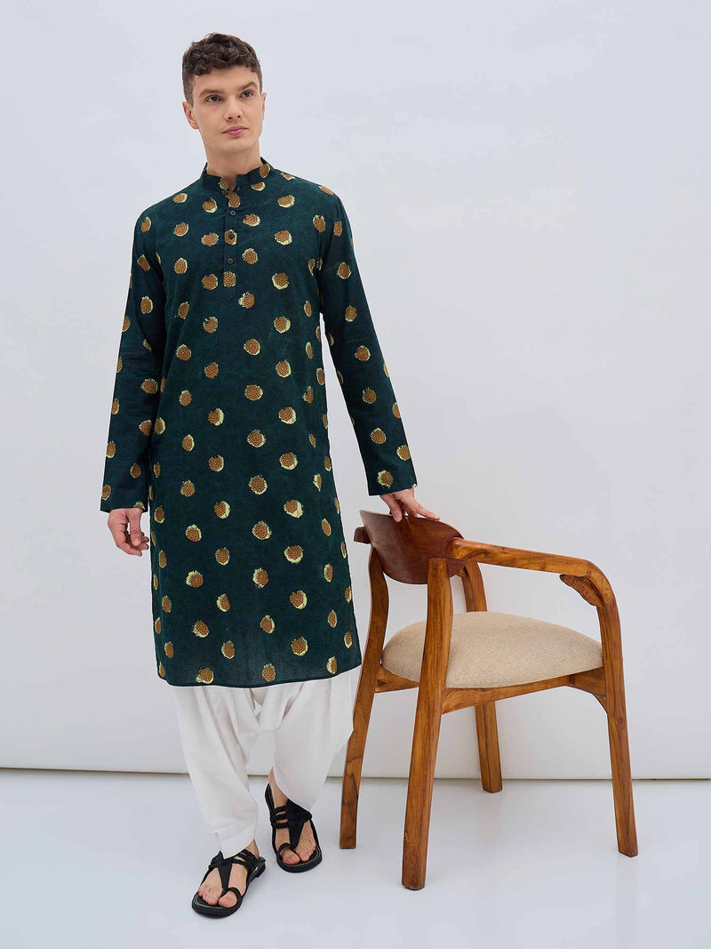 Olive Kurta and Salwar (set of 2)