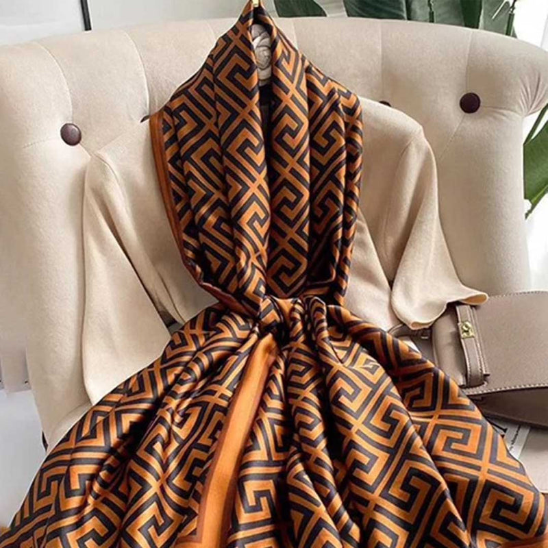 Whispers of Symmetry Satin Stole