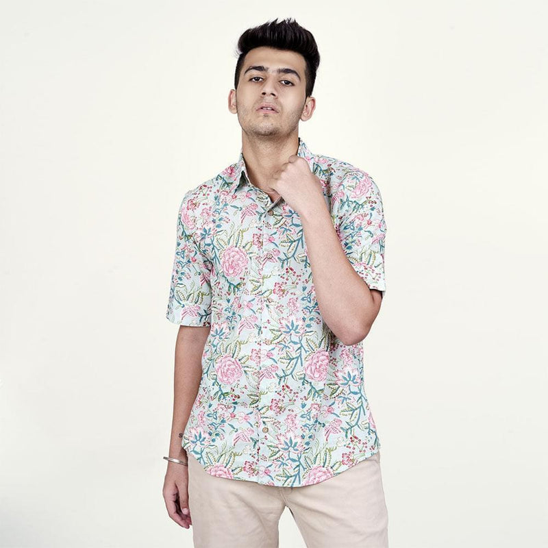 Misty Sky Cotton Shirt