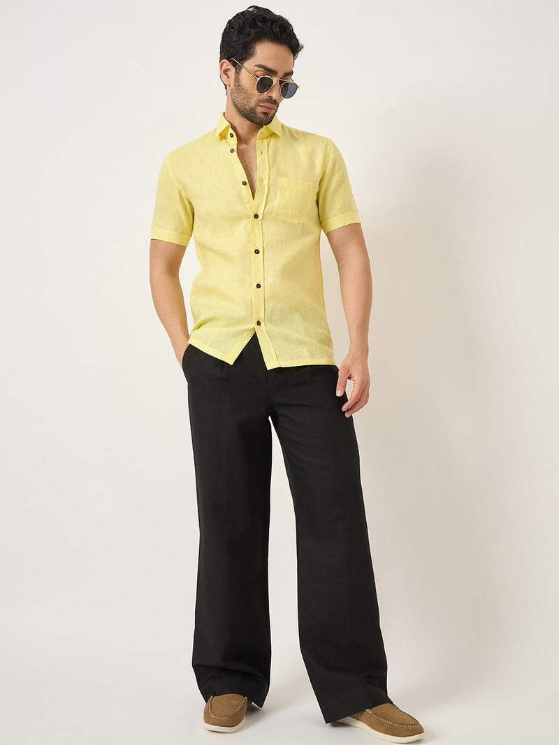 Black : Classy and Comfortable Linen Pants