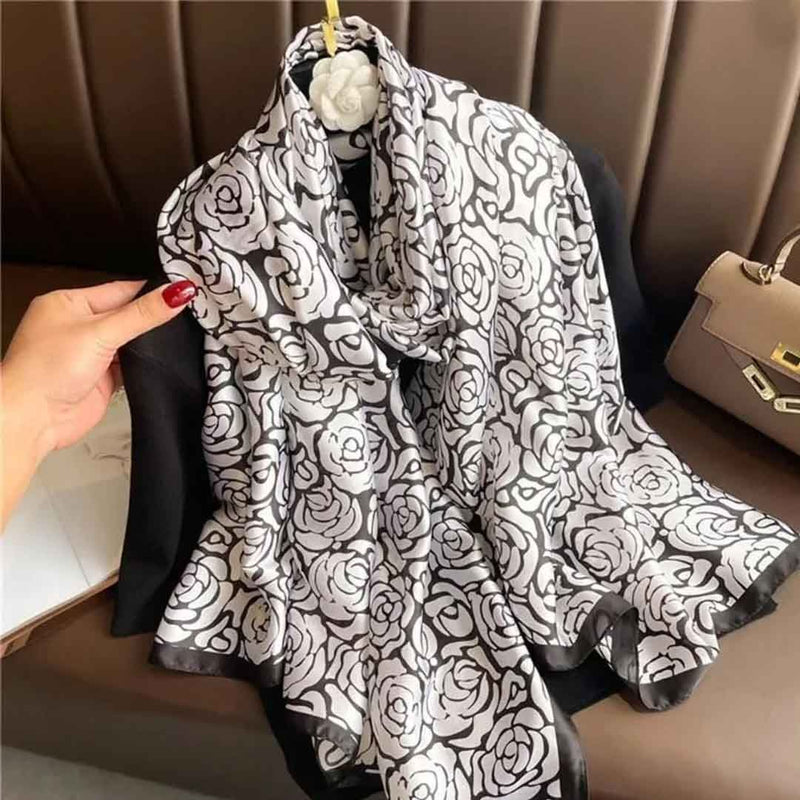 Ballet of Roses Satin Stole