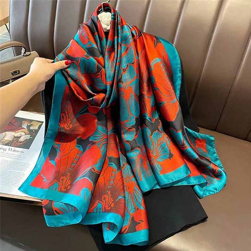 Electric Eden Satin Stole