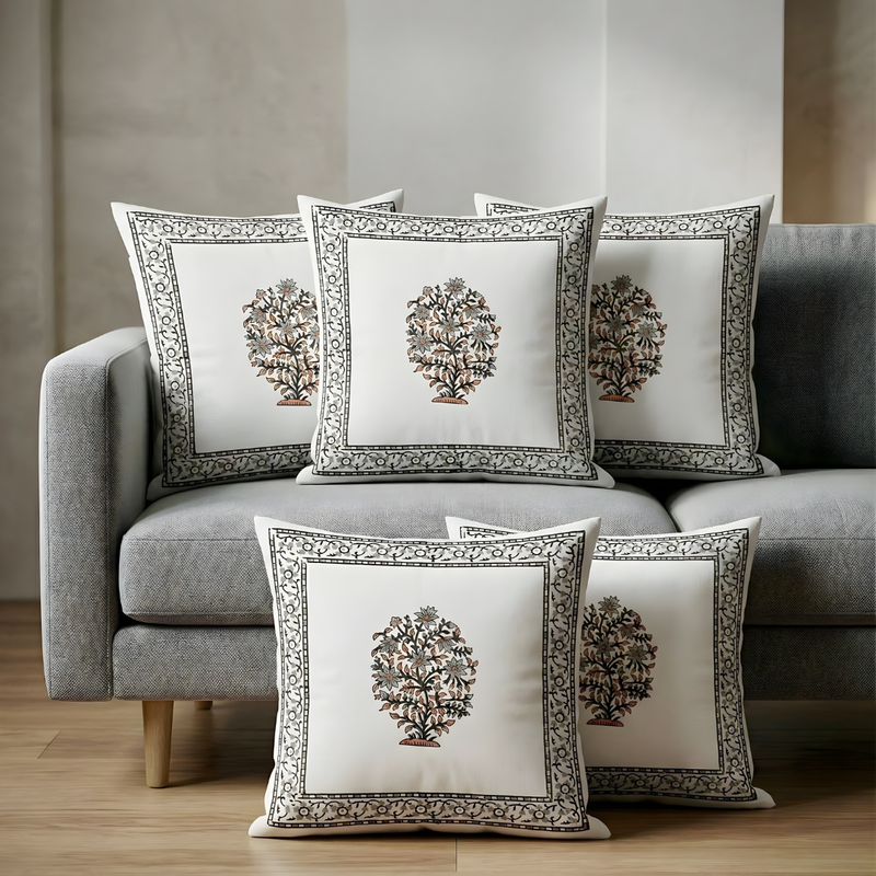 Cushion Covers -  Guldasta (set of 5)
