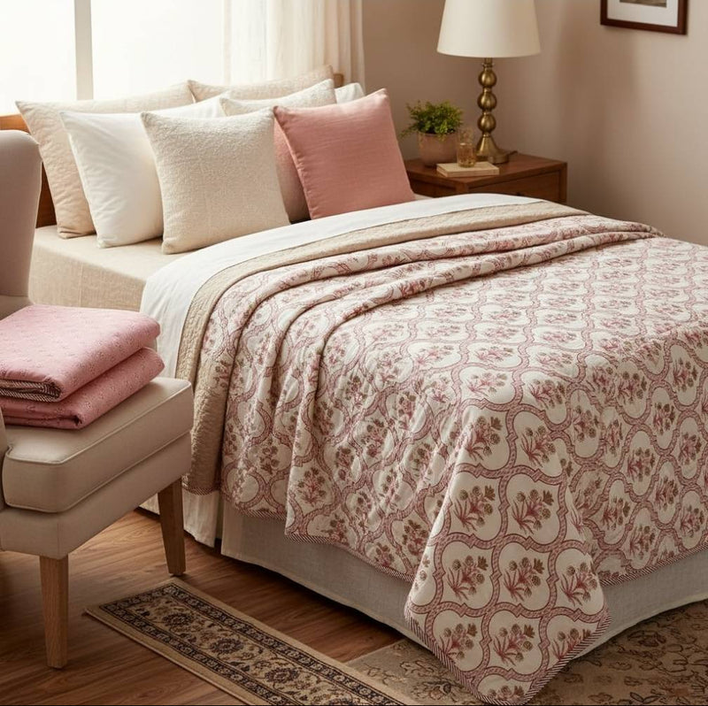 Gulshan Reversible Cotton Dohar Set (Pack of 2)