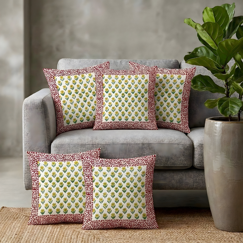 Cushion Covers -  Mehfil  (set of 5)