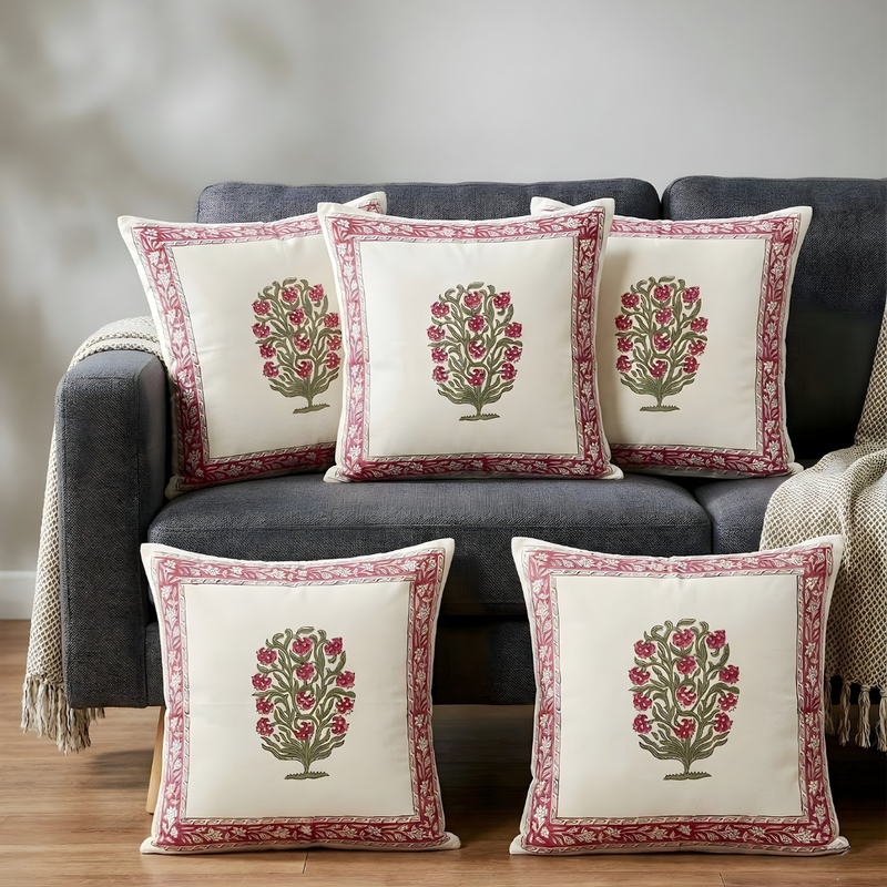 Cushion Covers -  Naksh  (set of 5)