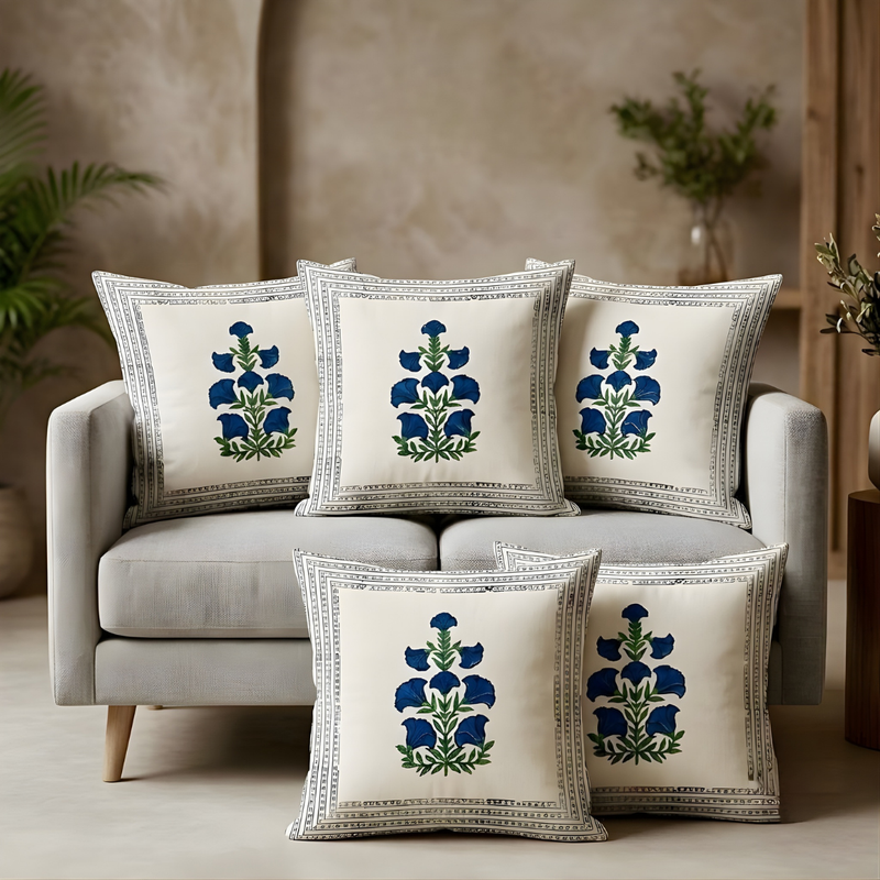 Cushion Covers -  Neelansh (set of 5)