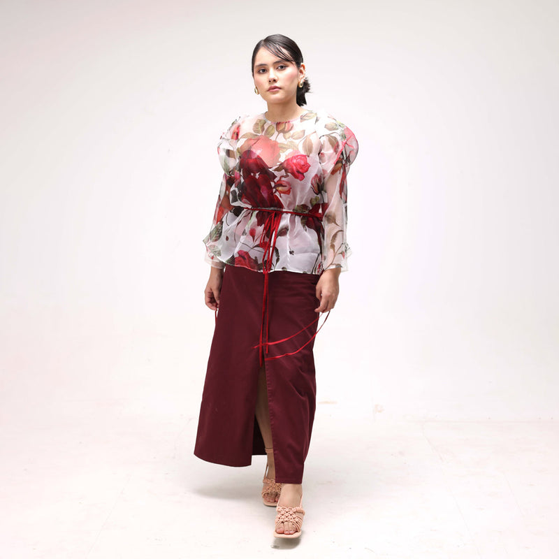 Camellia Co-ord set of Skirt and Top