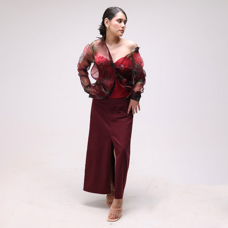 Flora Co-ord set of Skirt and Shirt