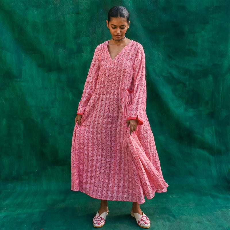 Gulkand Kurti : Pink