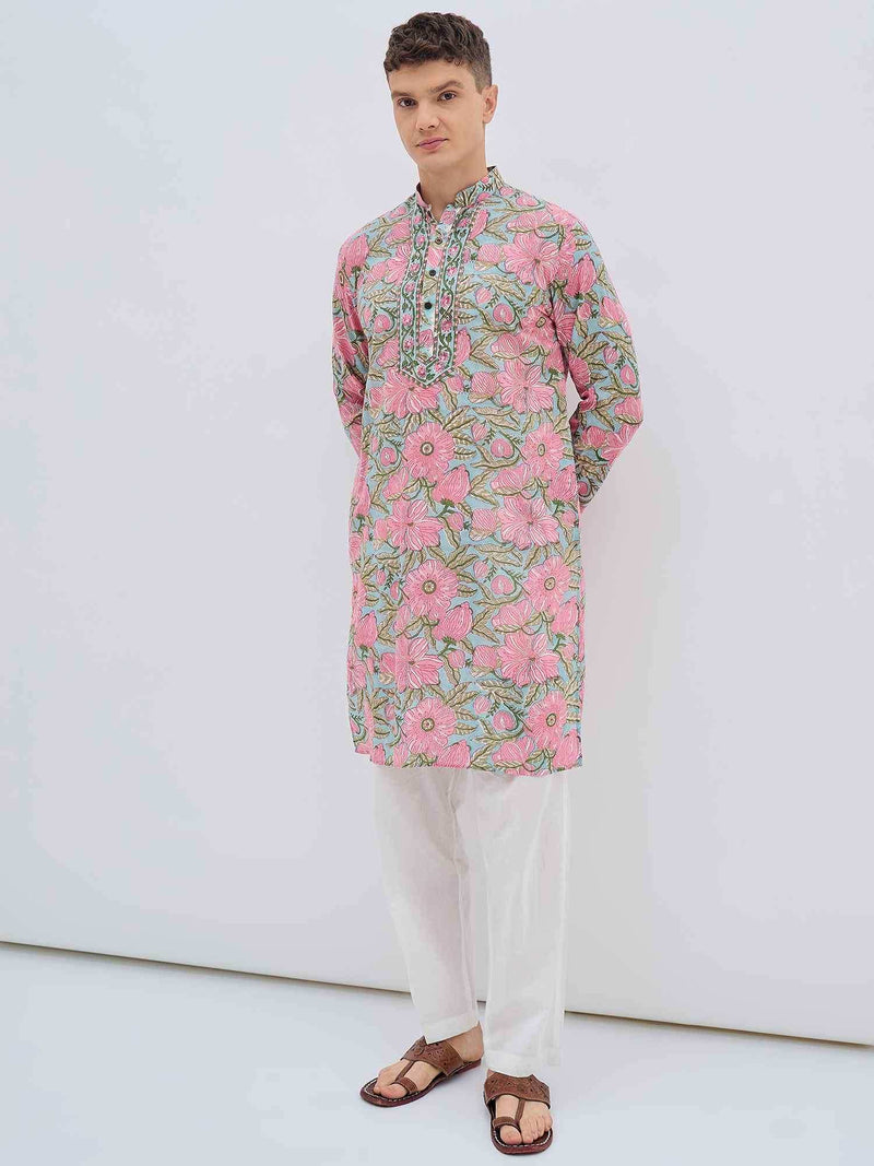 Pastel Kurta and Pants (set of 2)