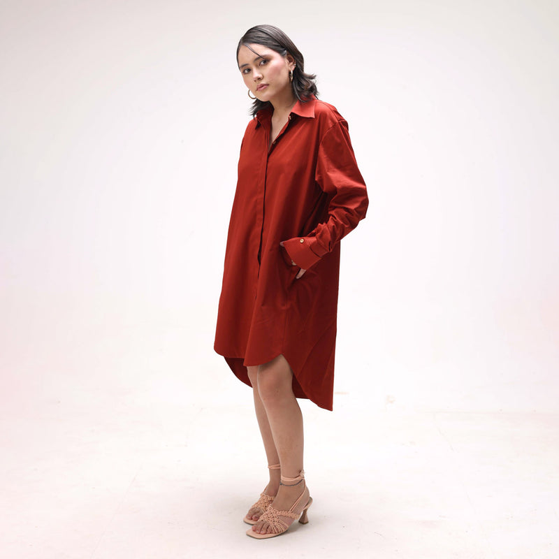 Rosewell Cotton Summer Shirt Dress