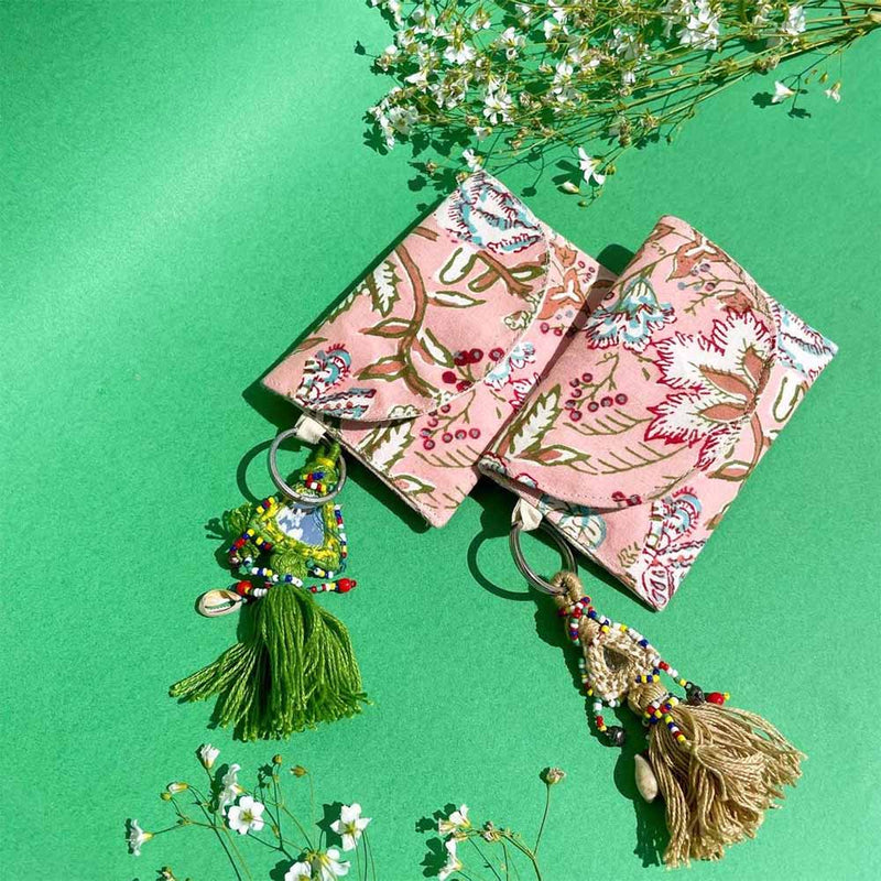 Peach Orange Easy-to-carry Pouch